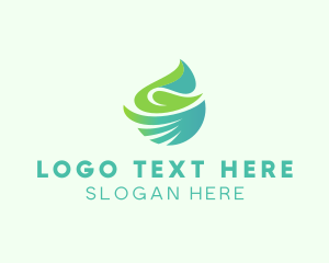 Abstract - Abstract Natural Leaves logo design