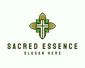 Natural Church Crucifix logo design