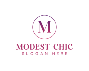 Feminine Gradient Luxury logo design