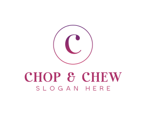Chic - Feminine Gradient Luxury logo design