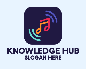 Playlist - Music Streaming App logo design
