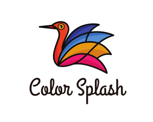 Colorful Nature Bird logo design