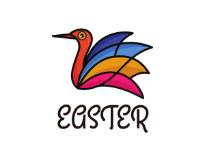 Wing - Colorful Nature Bird logo design