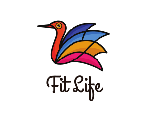Publishing - Colorful Nature Bird logo design
