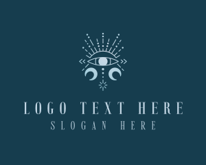 Boho - Celestial Cosmic Eye logo design