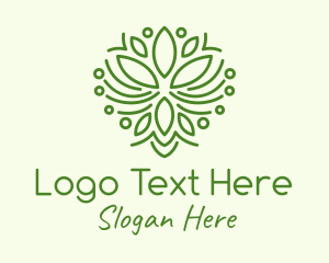 Spa - Nature Eco Leaf logo design