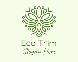 Nature Eco Leaf logo design