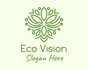 Nature Eco Leaf logo design