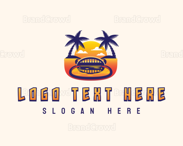 Resort Beach Pool Logo