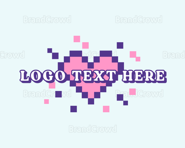 Pixel Heart Gaming Logo