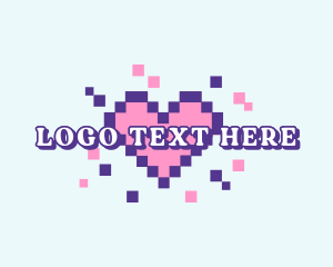 Pixel Heart Gaming Logo