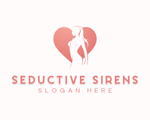 Seduction Sexy Woman logo design