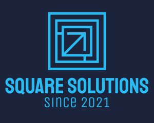 Square - Square Arrow Up logo design