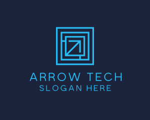 Arrow - Square Arrow Up logo design