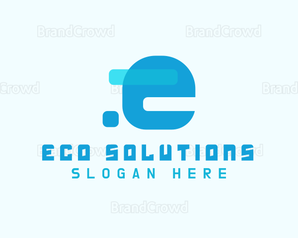 Finance Consulting Letter E Logo