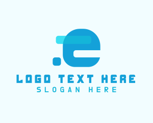Marketing - Finance Consulting Letter E logo design