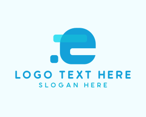 Tech - Finance Tech Letter E logo design