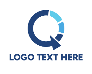 Alphabet - Abstract Letter Q logo design