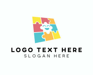 Puzzle - Educational Jigsaw Puzzle logo design