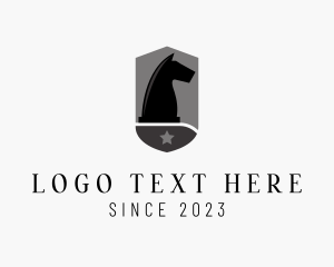Trainer - Chess Horse Strategy logo design