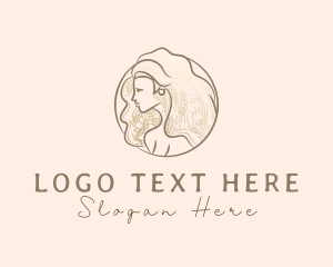 Goddess - Floral Goddess Beauty logo design