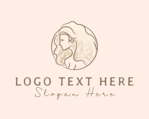 Floral Goddess Beauty Logo