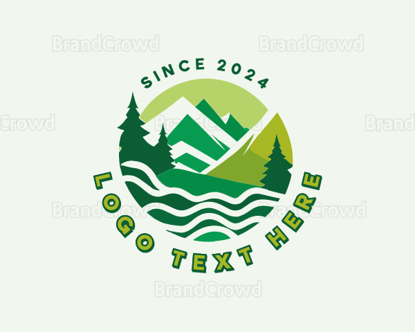 Nature Landscape Mountain Logo