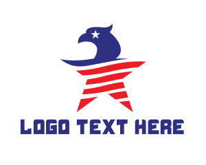 Usa - USA Eagle Star logo design