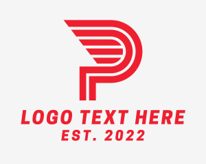 Auto Dealer - Automotive Workshop Letter P logo design