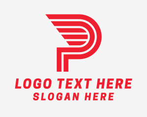 Automotive Workshop Letter P  Logo
