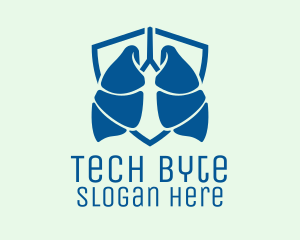 Blue Lung Shield Logo