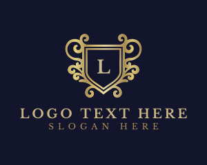 Premium - Elegant Premium Shield logo design