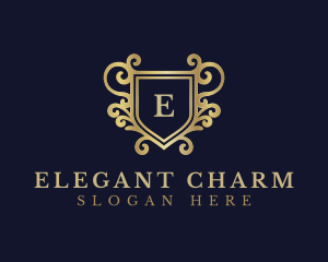 Elegant Premium Shield logo design