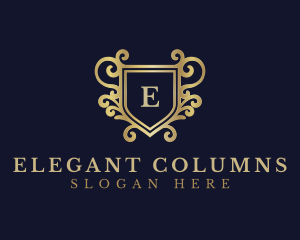 Elegant Premium Shield logo design