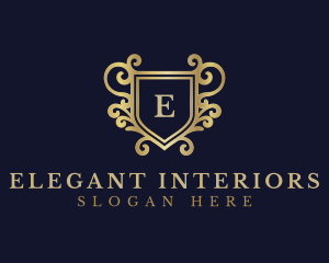 Elegant Premium Shield logo design