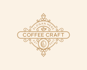 Barista - Coffee Bean Cafe logo design