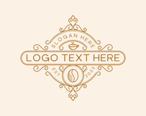 Barista - Coffee Bean Cafe logo design