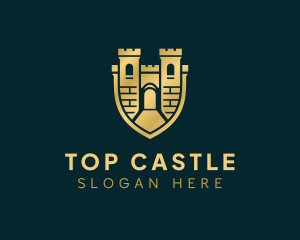 Kingdom Castle Shield logo design