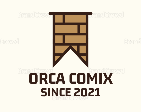 Brown Brick Flag Logo