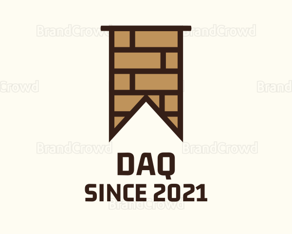 Brown Brick Flag Logo