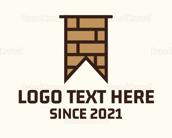 Brown Brick Flag Logo