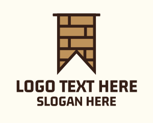 Brown Brick Flag Logo