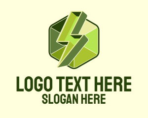 3d Green Energy Logo