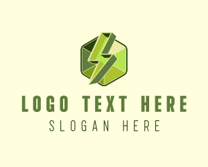 Green - 3d Green Energy logo design