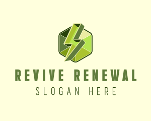 3d Green Energy logo design