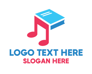 Composer - Music Audio Book logo design
