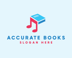 Music Audio Book logo design