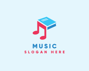 Music Audio Book logo design