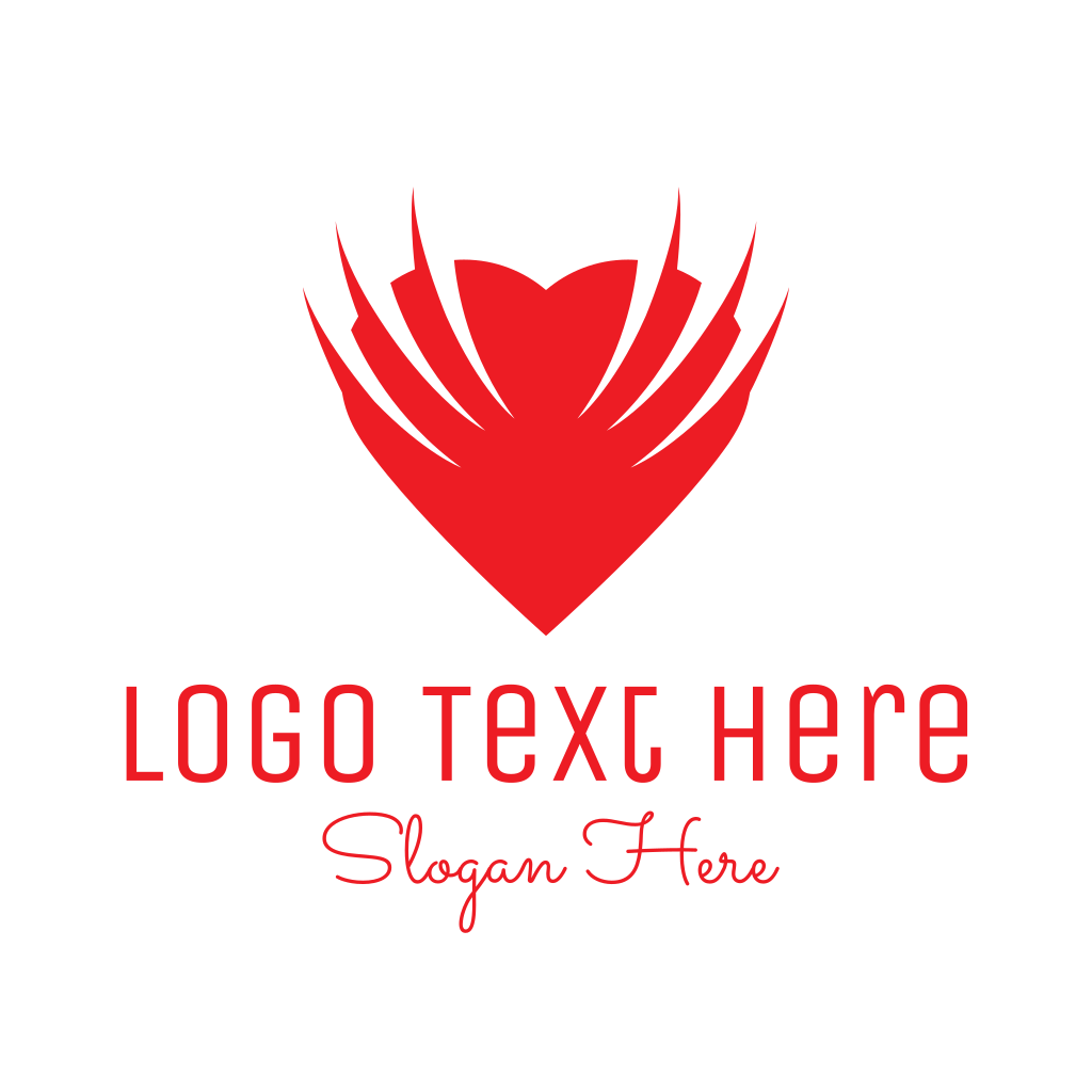 Heart Wings Logo | BrandCrowd Logo Maker