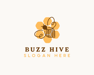 Crochet Yarn Bee logo design